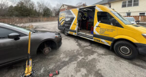emergency roadside assistance in Kitchener Waterloo