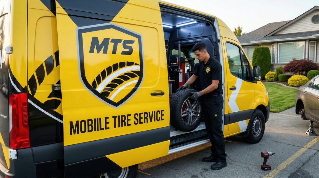 mobile tire repair in Kitchener Waterloo